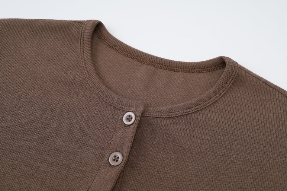 Ribbed Patch Sleeve Set Collection - Image 8