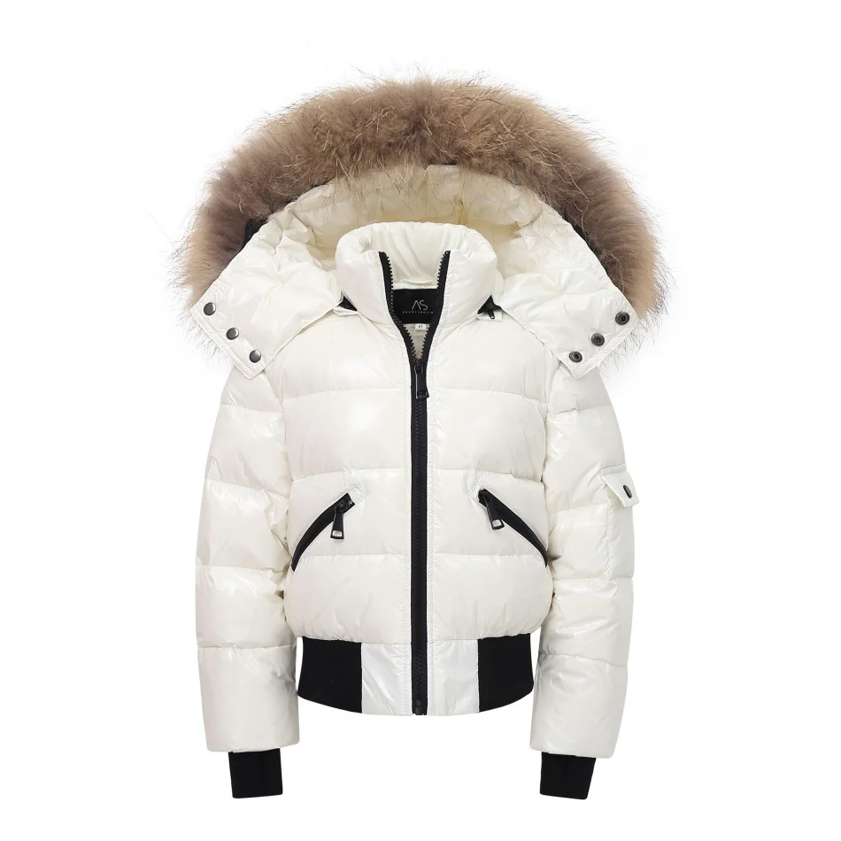 Down Bomber Jacket - Image 5