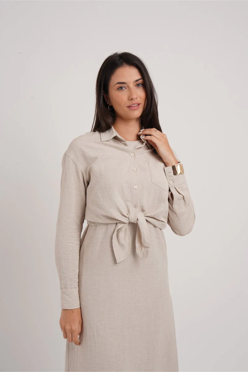 Beige Linen Set - Image 2
