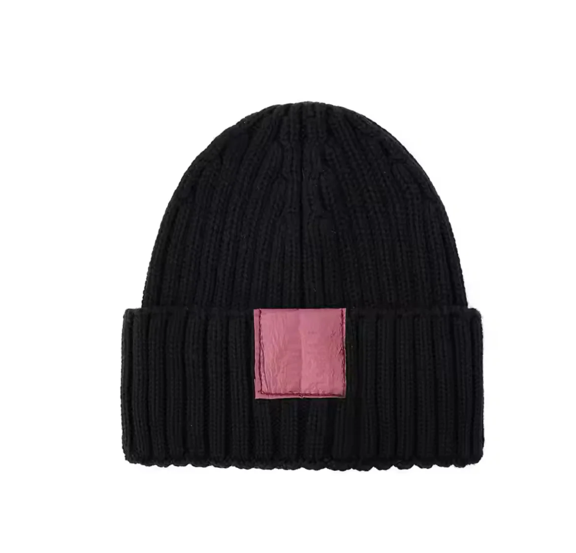 Knit Patch Hat - Image 4