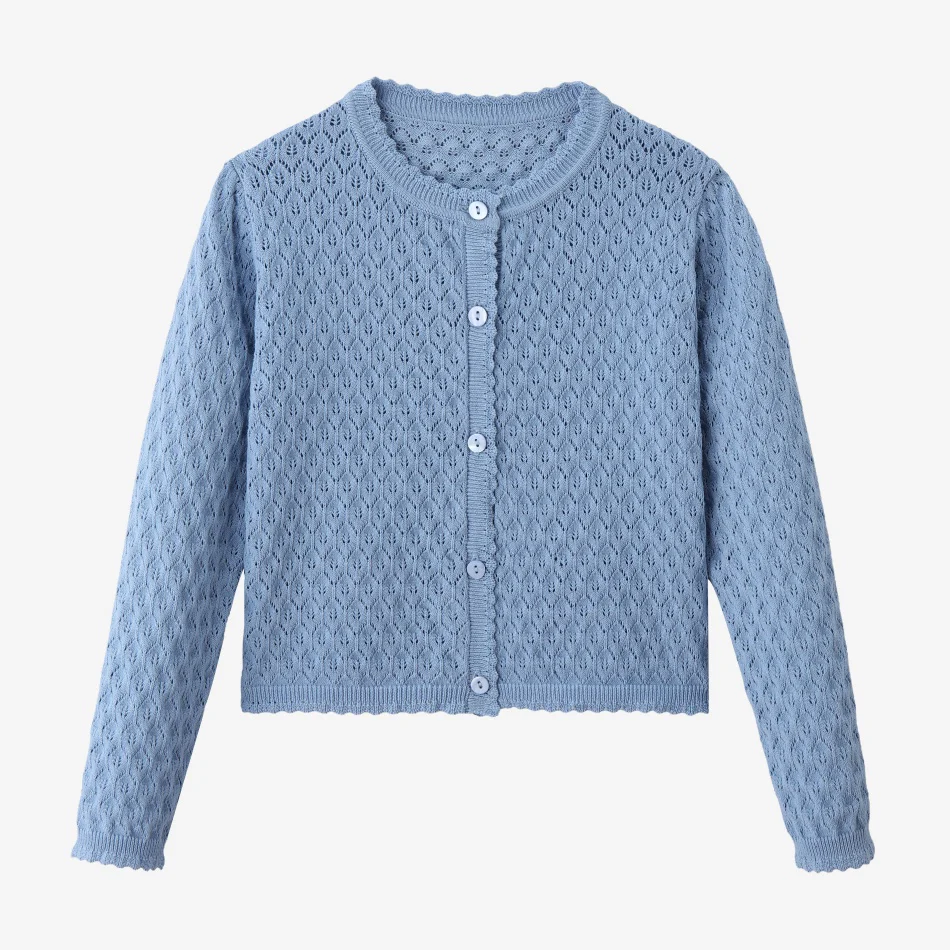 Knit Cardigan- Bluebell Striped Collection
