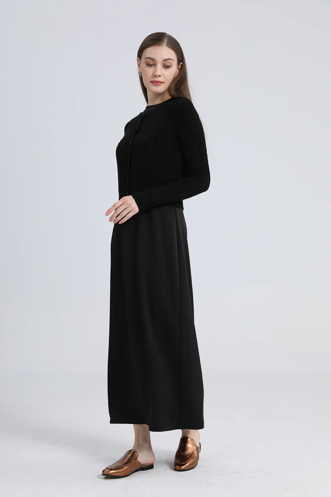 Satin Maxi Dress - Image 2