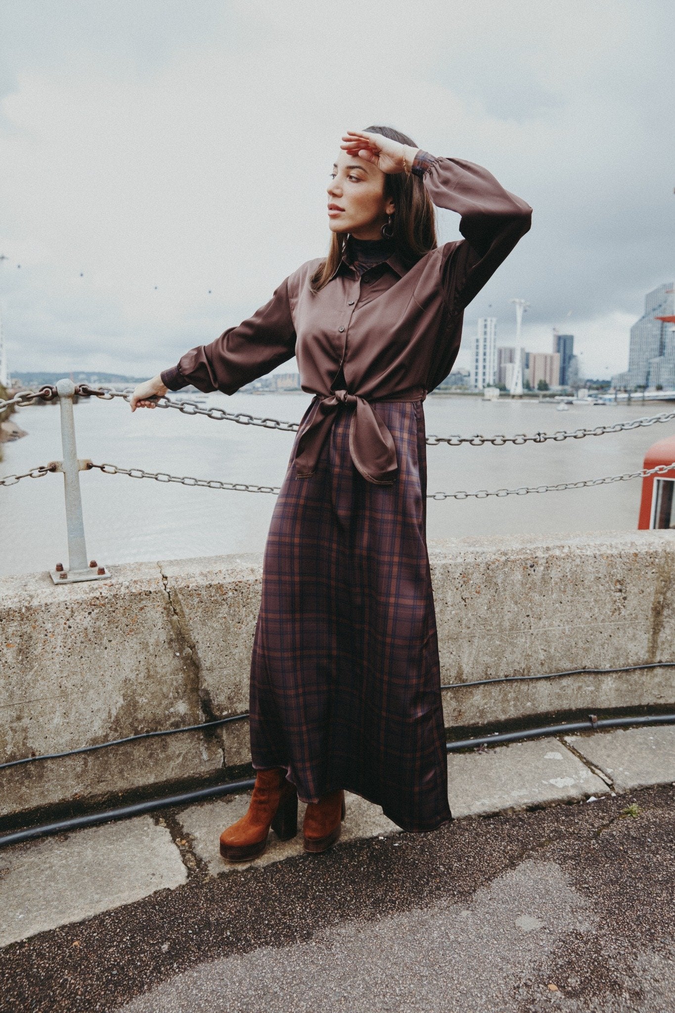 Satin Shirt and Satin Jumper - Image 12
