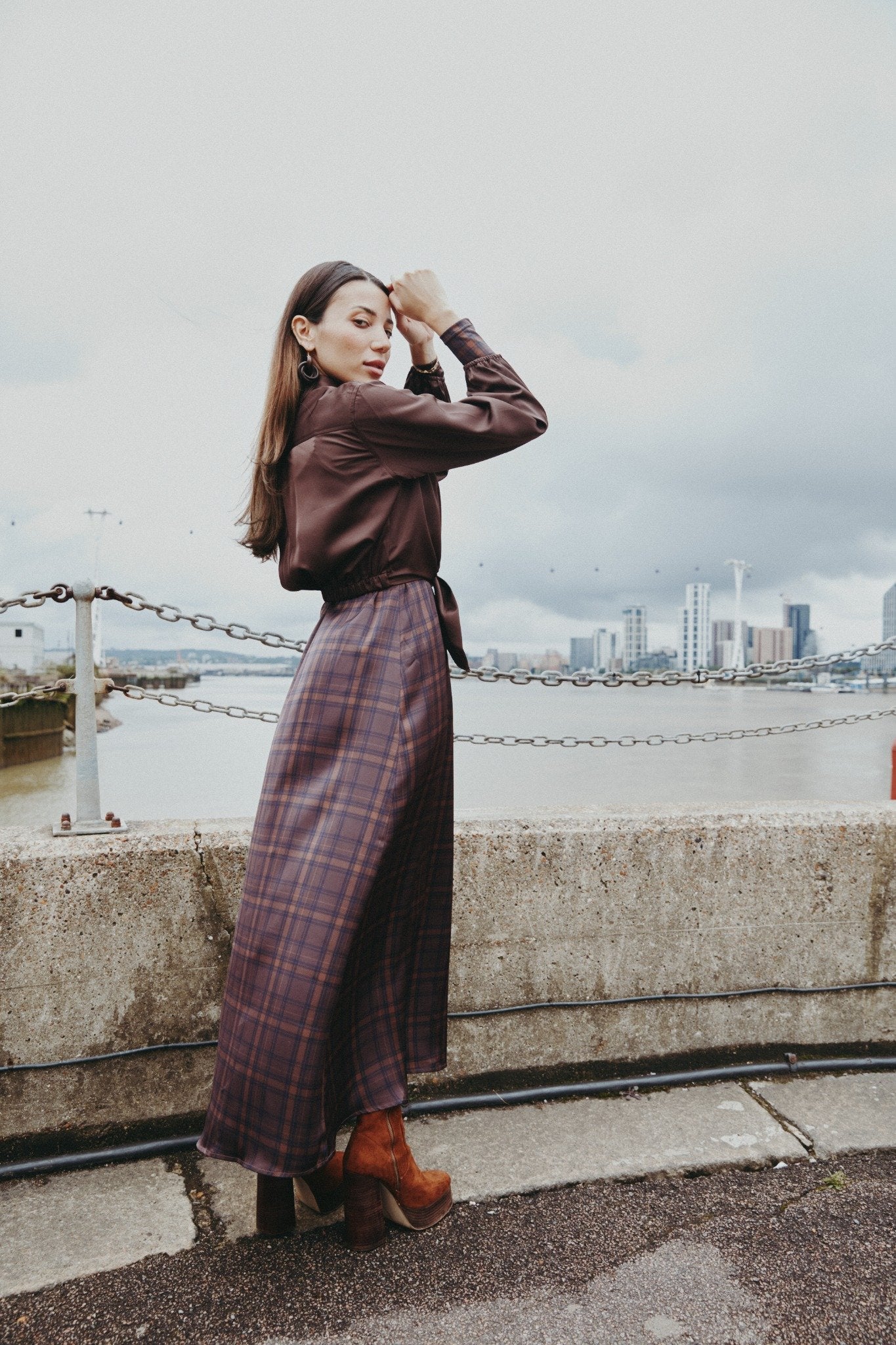 Satin Shirt and Satin Jumper - Image 13