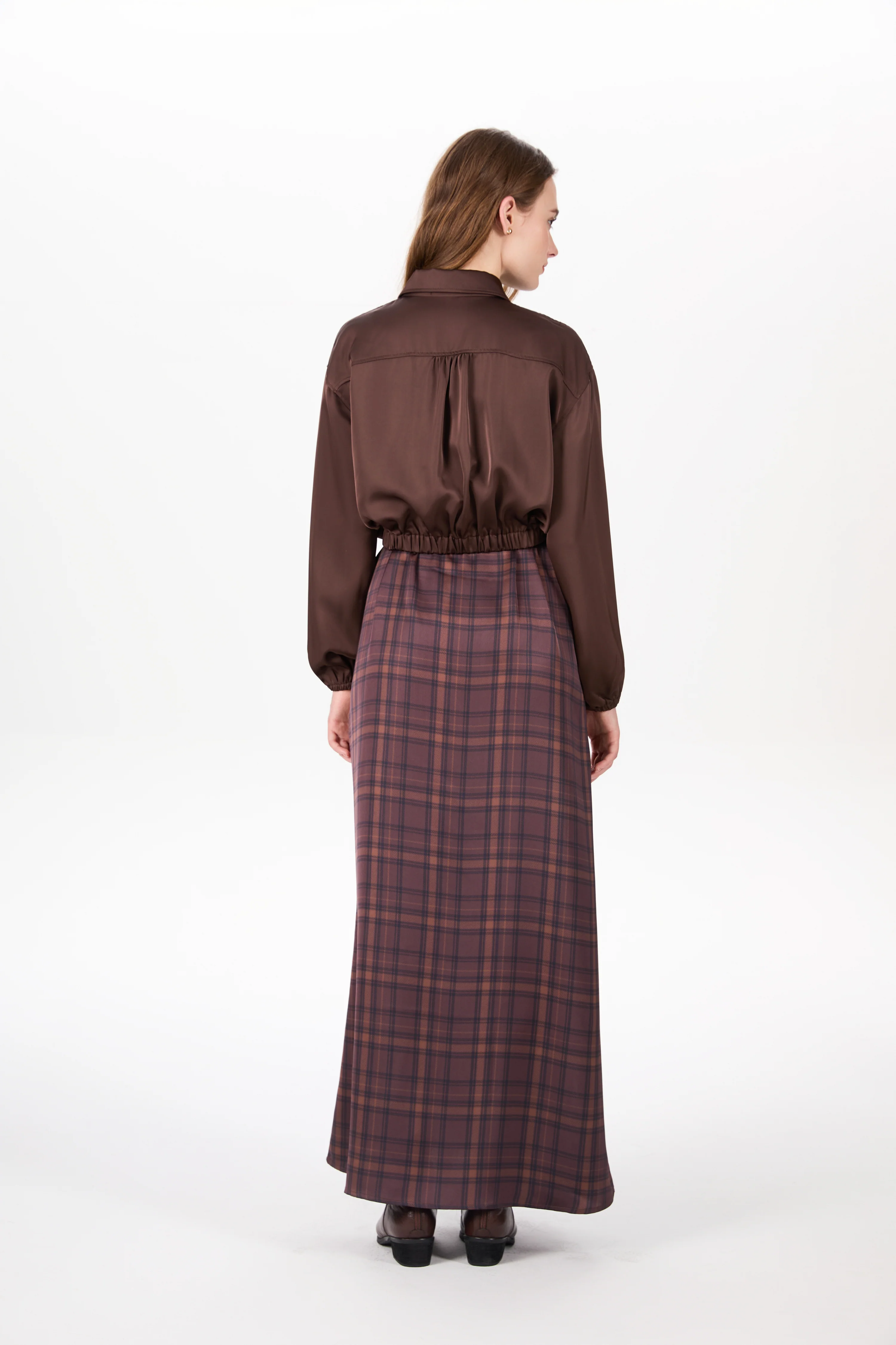 Satin Shirt and Satin Jumper - Image 2