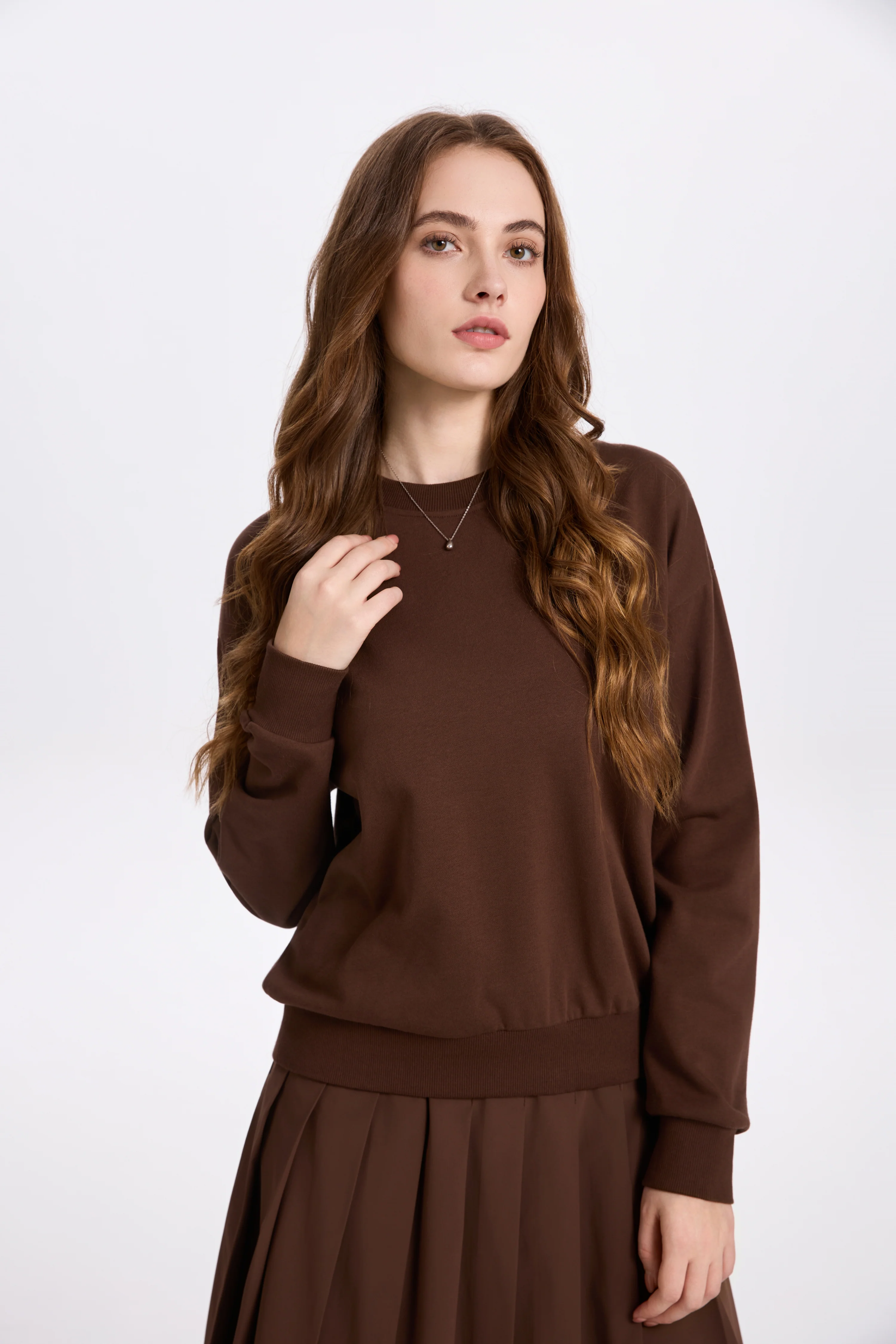 The Sweater x Pleat Skirt Set - Image 3