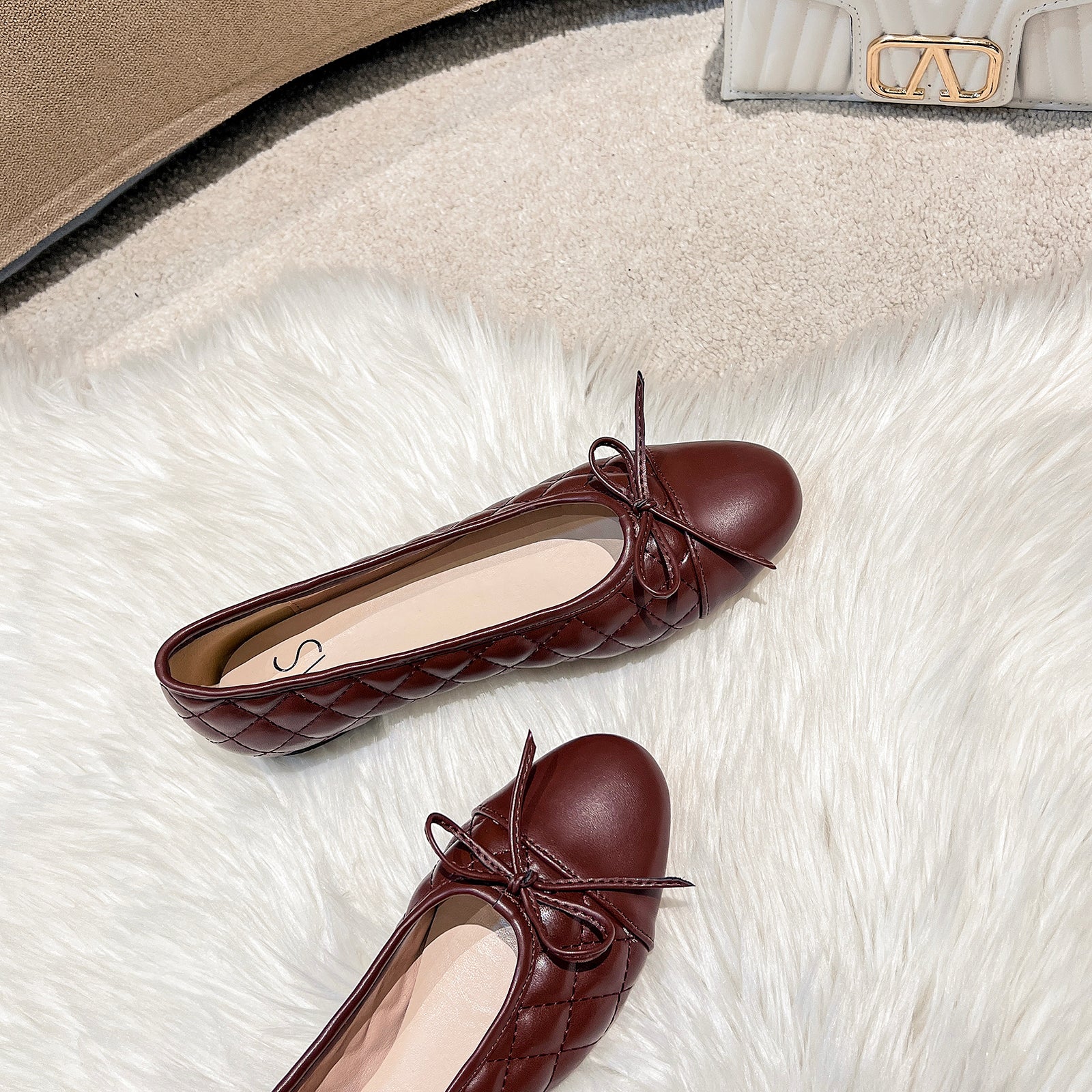 Tweed Ballet Flats - Image 13